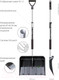 Миниатюра изображения товара Лопата для уборки снега Prosperplast Alpe 50 Eco Telescopic / ILT50TSC-S411 (черный)
