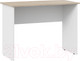 Миниатюра изображения товара Письменный стол ТриЯ Тип 14 1000 (дуб сонома/белый ясень)