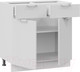 Миниатюра изображения товара Шкаф-стол кухонный ТриЯ Кимберли 1Н8Я1 (белый/сноу)