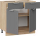 Миниатюра изображения товара Шкаф-стол кухонный ТриЯ Кимберли 1Н8Я1 (дуб крафт золотой/титан)