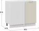 Миниатюра изображения товара Шкаф под мойку ТриЯ Кимберли 1Н9У (белый/крем)
