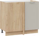 Миниатюра изображения товара Шкаф под мойку ТриЯ Кимберли 1Н9У (дуб крафт золотой/крем)