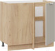 Миниатюра изображения товара Шкаф под мойку ТриЯ Кимберли 1Н9У (дуб крафт золотой/крем)