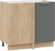 Миниатюра изображения товара Шкаф под мойку ТриЯ Кимберли 1Н9У (дуб крафт золотой/титан)