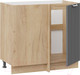 Миниатюра изображения товара Шкаф под мойку ТриЯ Кимберли 1Н9У (дуб крафт золотой/титан)