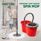 Миниатюра изображения товара Набор для уборки Verde Spin Mop (красный)