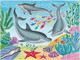 Миниатюра изображения товара Набор для творчества SentoSphere Aquarellum Дельфины / 6220