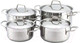 Миниатюра изображения товара Набор кастрюль Кухар Крокус Классика КК1-004М