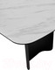 Миниатюра изображения товара Обеденный стол M-City Nord 240 Marbles KL-99 / 626M04965 (белый мрамор/черный)