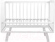 Миниатюра изображения товара Детская кроватка INDIGO Style на ножках (белый)