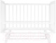 Миниатюра изображения товара Детская кроватка INDIGO Style на ножках продольный маятник (белый)