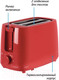 Миниатюра изображения товара Тостер BBK TR82 (красный)
