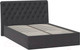 Миниатюра изображения товара Полуторная кровать ТриЯ Скарлет универсальная тип 1 с ПМ 140x200 (велюр графит)