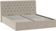 Миниатюра изображения товара Двуспальная кровать ТриЯ Скарлет универсальная тип 1 с ПМ 180x200 (велюр мокко светлый)