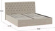 Миниатюра изображения товара Двуспальная кровать ТриЯ Скарлет универсальная тип 1 с ПМ 180x200 (велюр мокко светлый)