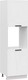 Миниатюра изображения товара Шкаф-пенал кухонный ТриЯ Детройт исп.2 1П6 (белый/белый глянец)