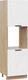 Миниатюра изображения товара Шкаф-пенал кухонный ТриЯ Детройт исп.2 1П6 (дуб крафт золотой/белый глянец)