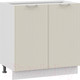 Миниатюра изображения товара Шкаф-стол кухонный ТриЯ Кимберли 1Н8 (белый/кремовый)