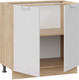 Миниатюра изображения товара Шкаф-стол кухонный ТриЯ Кимберли 1Н8 (дуб крафт золотой/сноу)
