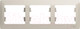 Миниатюра изображения товара Рамка для выключателей и розеток Systeme (Schneider) Electric Glossa GSL000903
