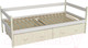 Миниатюра изображения товара Кровать-тахта детская Можга Р425 с ящиками (белый/ваниль)