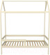 Миниатюра изображения товара Стилизованная кровать детская Можга Р424Э с бортиком (слоновая кость эмаль)
