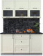 Миниатюра изображения товара Кухонный гарнитур Интерлиния Тренд 1.6Б (белый/белый/кастилло темный)