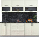 Миниатюра изображения товара Кухонный гарнитур Интерлиния Тренд 2.2Б (белый/белый/кастилло темный)