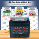 Миниатюра изображения товара Автомобильный аккумулятор ALFA battery Asia JL 580A с бортом (65 А/ч)