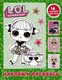 Миниатюра изображения товара Раскраска АСТ L.O.L. Surprise. Наклей и раскрась / 9785171192341