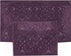 Миниатюра изображения товара Набор ковриков для ванной и туалета Karven Luna / KV 420 (Mor/фиолетовый)