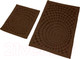 Миниатюра изображения товара Набор ковриков для ванной и туалета Karven Girdap / KV 421 (Aci Kahve/шоколад)