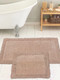 Миниатюра изображения товара Набор ковриков для ванной и туалета Karven K.M.Ekose / KV 426 (Pudra/пудра)