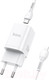 Миниатюра изображения товара Зарядное устройство сетевое Hoco N13 + кабель Type-C to Lightning (белый)