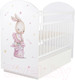 Миниатюра изображения товара Детская кроватка INDIGO With Love Балерина маятник-ящик (белый)