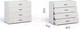Миниатюра изображения товара Комод Империал Лацио 4ящ (белое дерево)