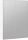 Миниатюра изображения товара Шкаф-купе ТриЯ Траст СШК 2.160.80-13.13 2-х дверный (белый снег/зеркало)