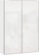 Миниатюра изображения товара Шкаф-купе ТриЯ Траст СШК 2.160.80-15.15 2-х дверный (белый снег/стекло белый глянец)