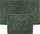 Миниатюра изображения товара Набор ковриков для ванной и туалета Karven Ruya / KV 106 (Koyu Yesil/хаки)
