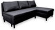Миниатюра изображения товара Диван угловой Mio Tesoro Farris F-4УС-0Пд (антрацит Lux 18)