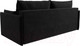 Миниатюра изображения товара Диван Лига Диванов Сайгон 348 (велюр черный)