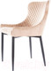 Миниатюра изображения товара Стул Signal Colin B Velvet (Bluvel 28 бежевый/черный)