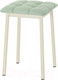 Миниатюра изображения товара Табурет AMC Comfort 7К3.10 (кожзам мятный/слоновая кость)