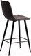 Миниатюра изображения товара Стул барный Tetchair Chilly 55x44x94 (темно-серый Barkhat 14/черный)