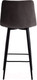 Миниатюра изображения товара Стул барный Tetchair Chilly 55x44x94 (темно-серый Barkhat 14/черный)