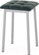 Миниатюра изображения товара Табурет AMC Comfort 7К5.9 (кожзам зеленый/серебристый)