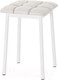 Миниатюра изображения товара Табурет AMC Comfort 7К6.12 (кожзам белый/белый)