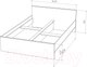 Миниатюра изображения товара Каркас кровати НК Мебель Stern 140x200 / 72676496 (дуб сонома)