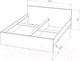 Миниатюра изображения товара Каркас кровати НК Мебель Stern 160x200 / 72676498 (дуб сонома)