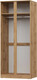 Миниатюра изображения товара Шкаф НК Мебель Stern 2-х дверный / 72676503 (дуб вотан)